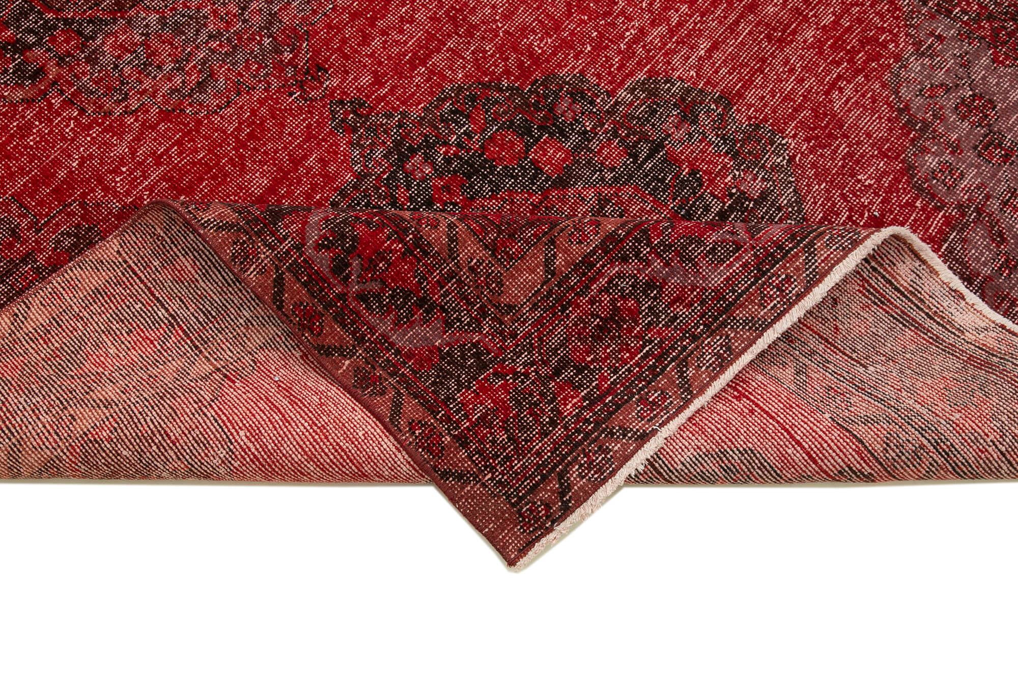 5x14 Red Turkish Over Dyed Runner Rug - 24231