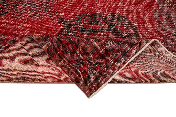 5x14 Red Turkish Over Dyed Runner Rug - 24231