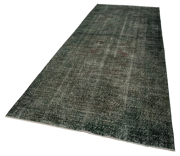 5x13 Black Turkish Over Dyed Runner Rug - 24232