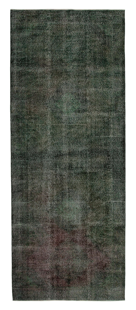 5x12 Black Turkish Over Dyed Runner Rug - 24235