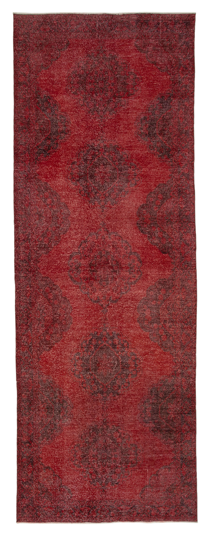5x13 Red Turkish Over Dyed Runner Rug - 24238