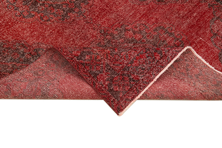 5x13 Red Turkish Over Dyed Runner Rug - 24238