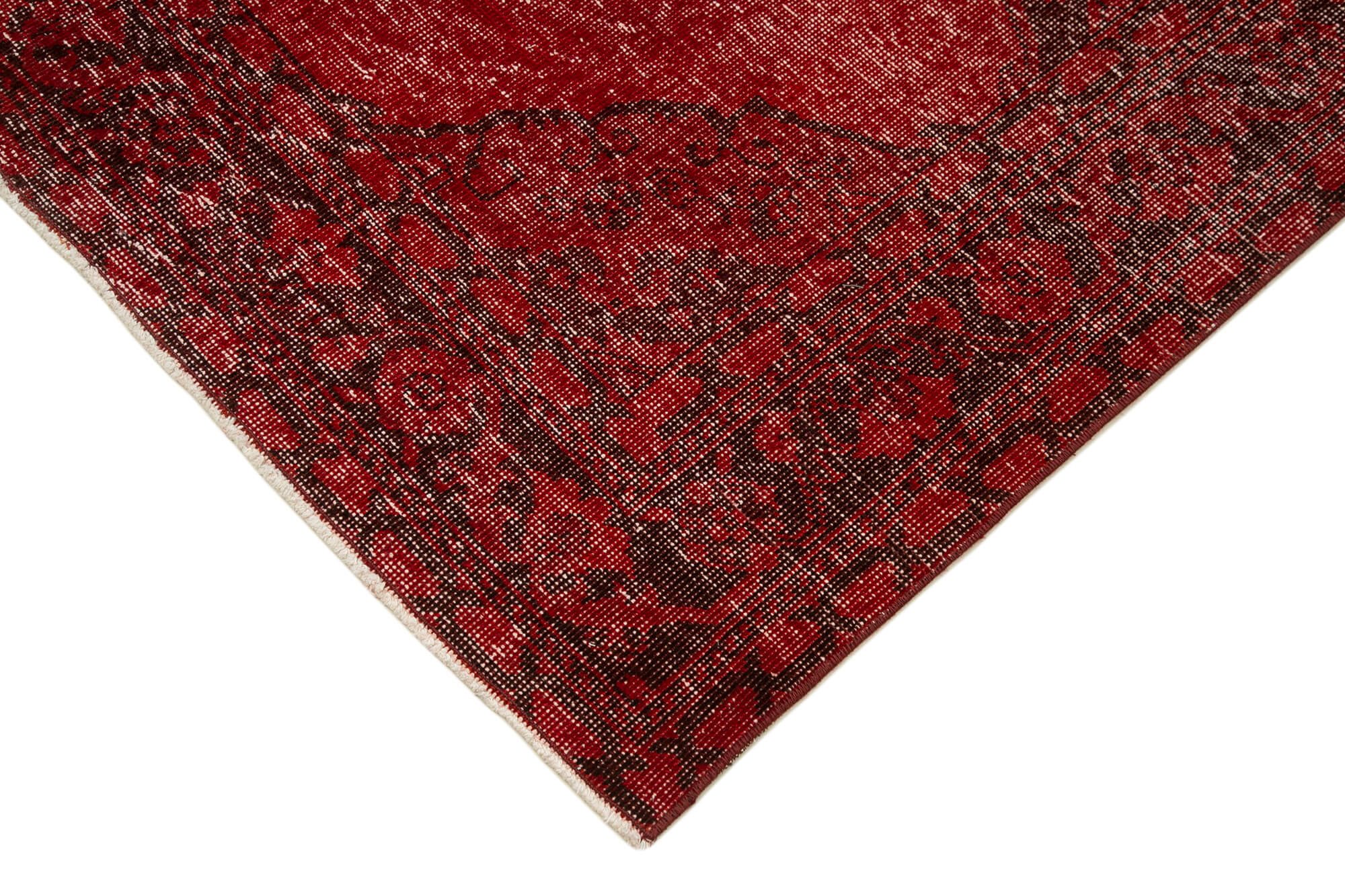 5x13 Red Turkish Over Dyed Runner Rug - 24239