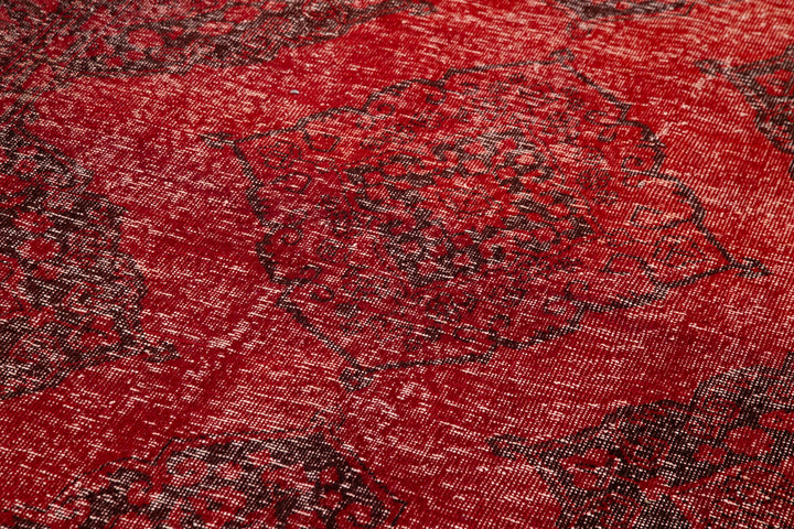 5x13 Red Turkish Over Dyed Runner Rug - 24239