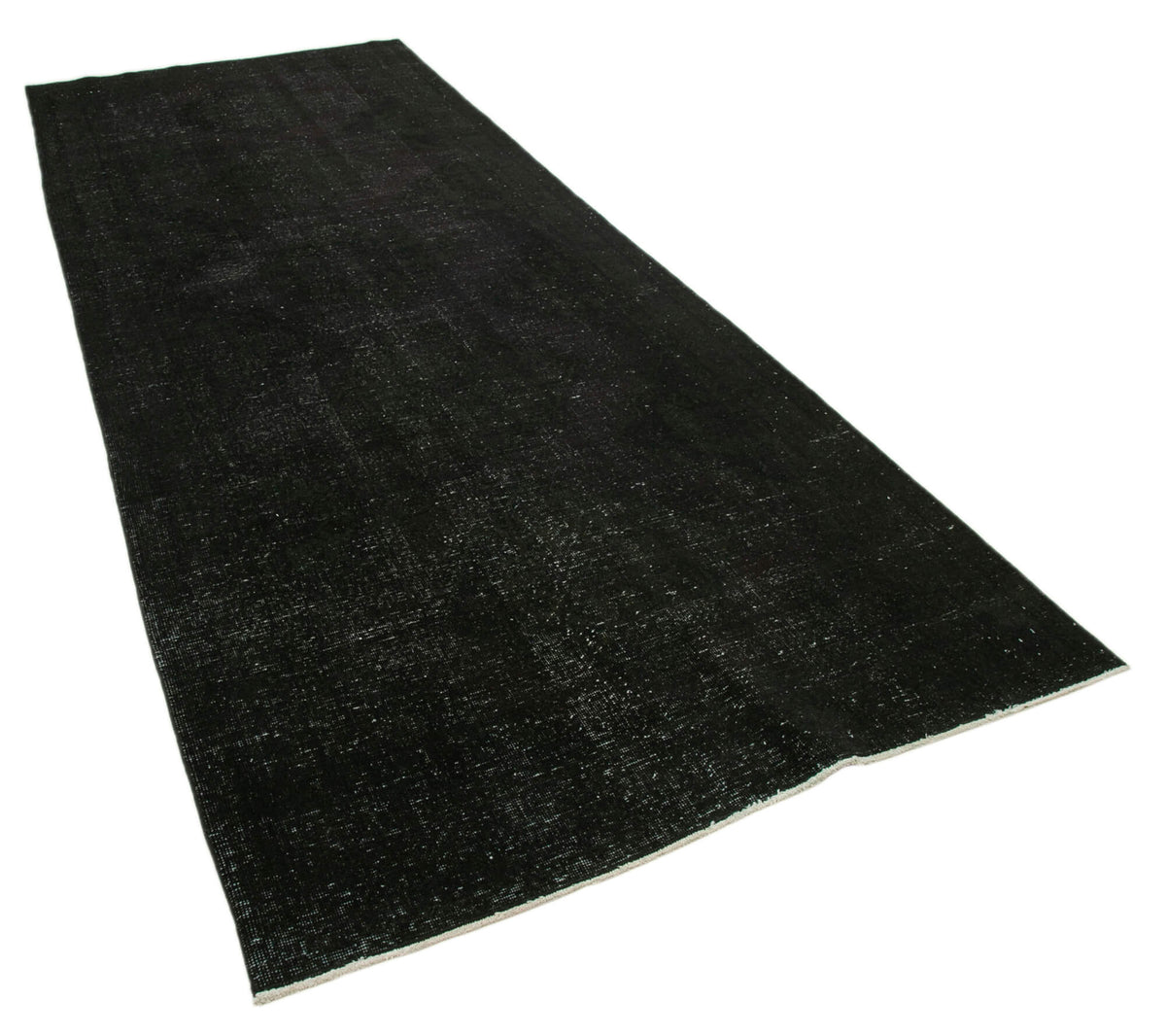 5x12 Black Turkish Over Dyed Runner Rug - 24243