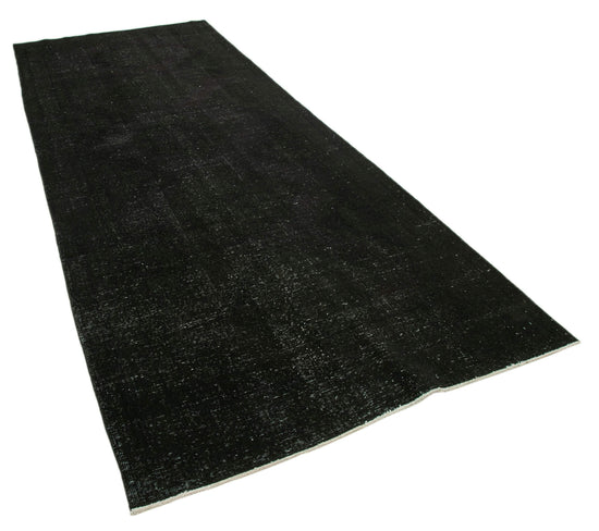 5x12 Black Turkish Over Dyed Runner Rug - 24243