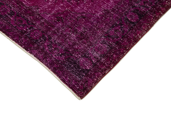 5x13 Fuchsia Turkish Over Dyed Runner Rug - 24248