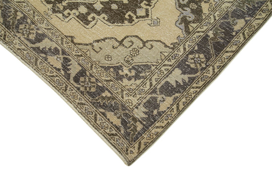 5x13 Beige Turkish Vintage Runner Rug - 24249