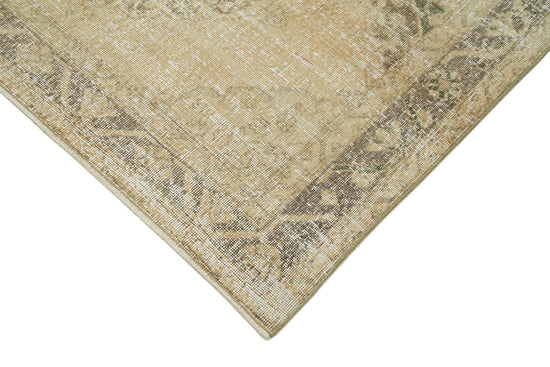 5x11 Beige Turkish Vintage Runner Rug - 24253