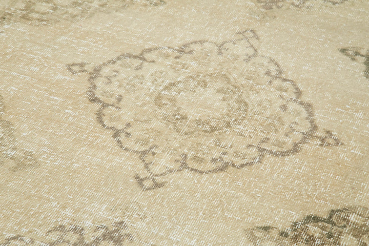 5x11 Beige Turkish Vintage Runner Rug - 24253