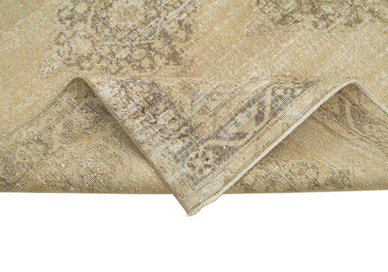 5x11 Beige Turkish Vintage Runner Rug - 24253
