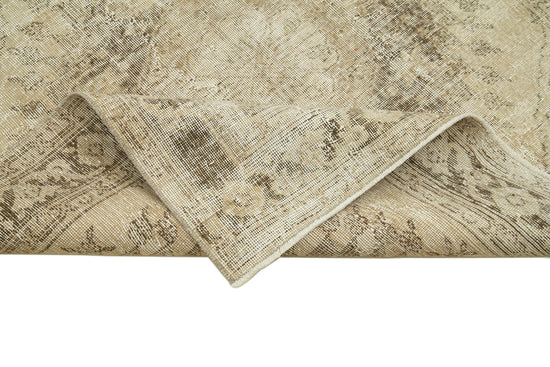 5x13 Beige Turkish Vintage Runner Rug - 24256