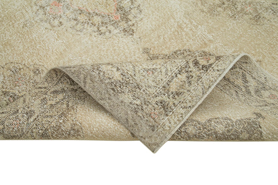 5x13 Beige Turkish Vintage Runner Rug - 24257