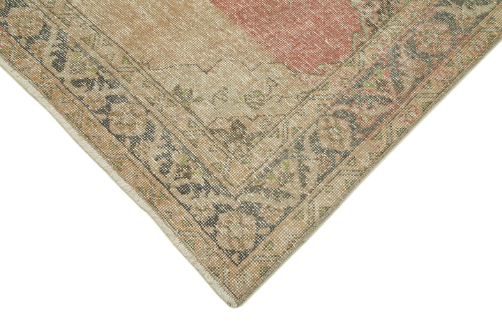 5x12 Beige Turkish Vintage Runner Rug - 24261