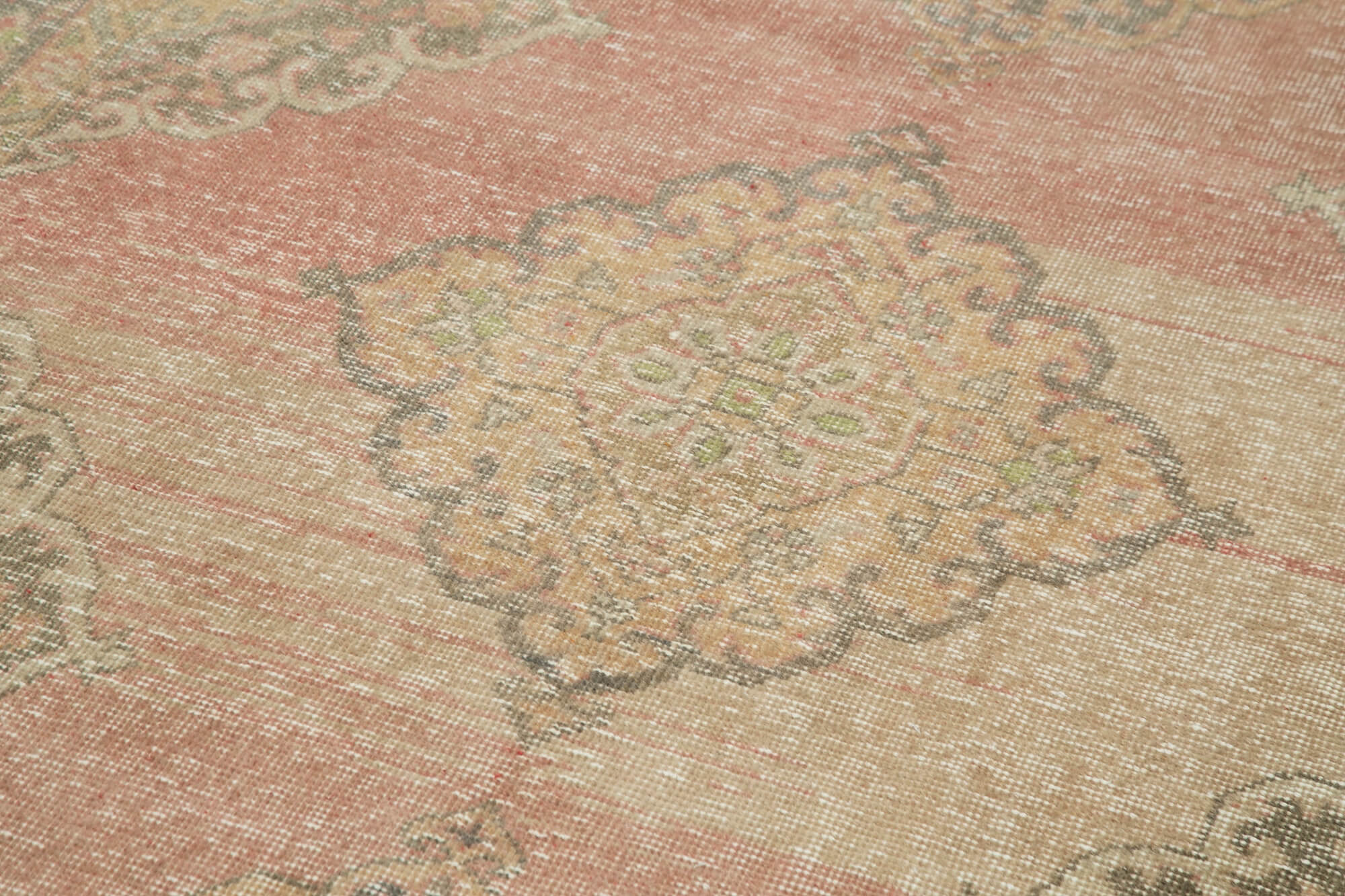 5x12 Beige Turkish Vintage Runner Rug - 24261