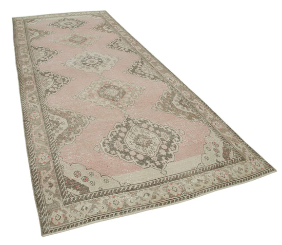 5x13 Beige Turkish Vintage Runner Rug - 24266