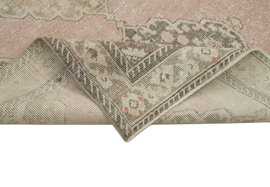 5x13 Beige Turkish Vintage Runner Rug - 24266