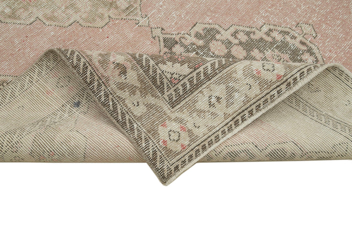 5x13 Beige Turkish Vintage Runner Rug - 24266