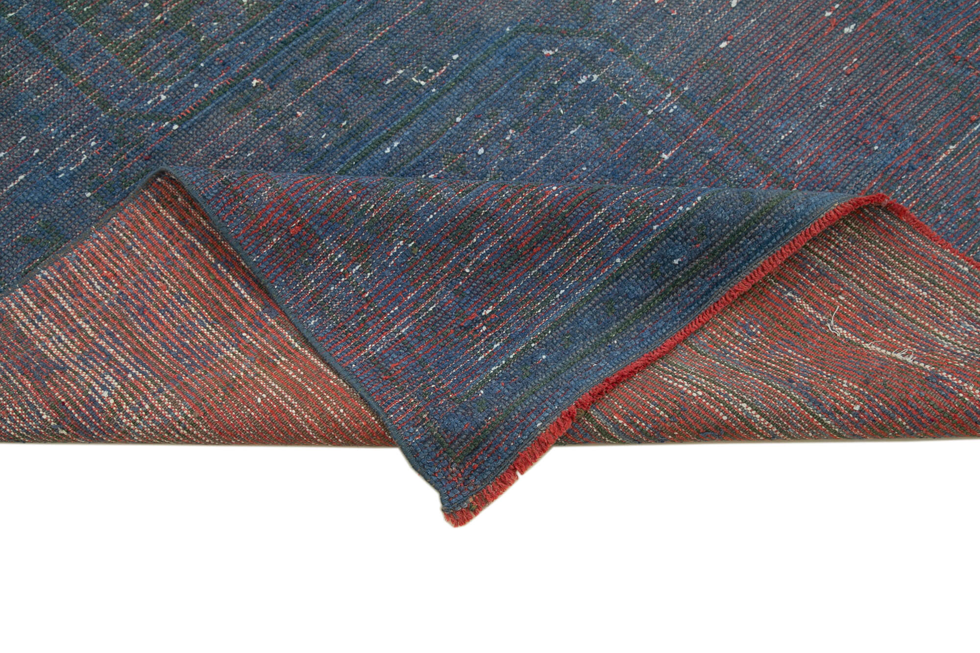 4x12 Blue Turkish Over Dyed Runner Rug - 24267