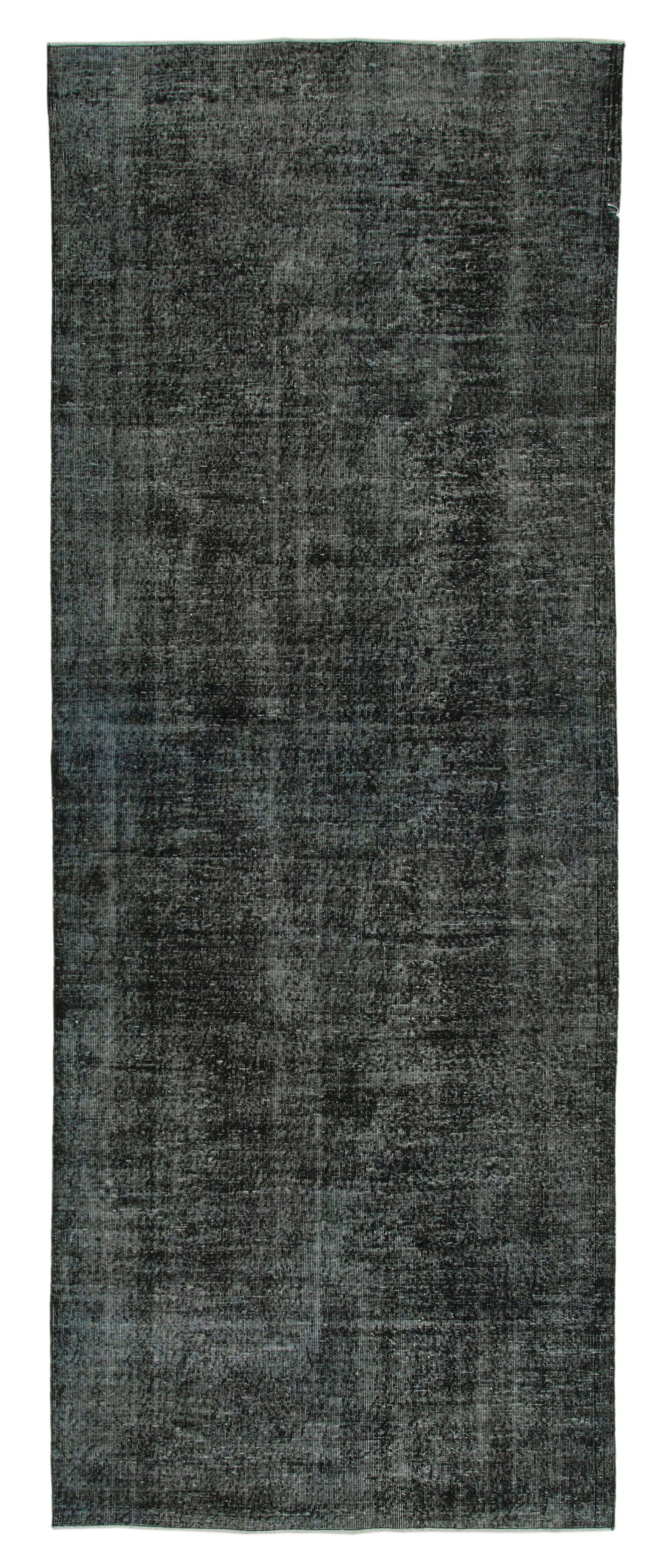 5x12 Black Turkish Over Dyed Runner Rug - 24277