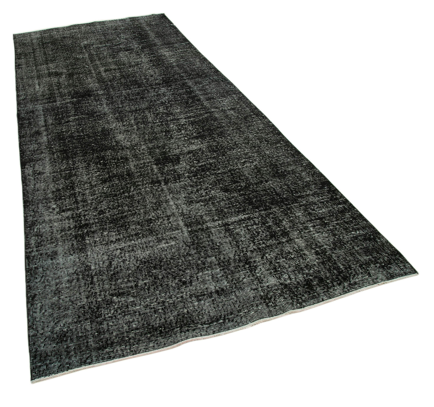 5x12 Black Turkish Over Dyed Runner Rug - 24277