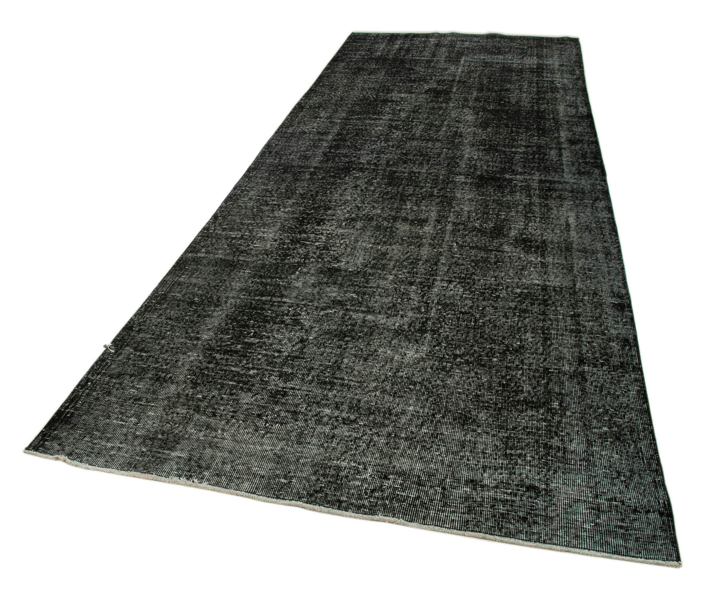 5x12 Black Turkish Over Dyed Runner Rug - 24277