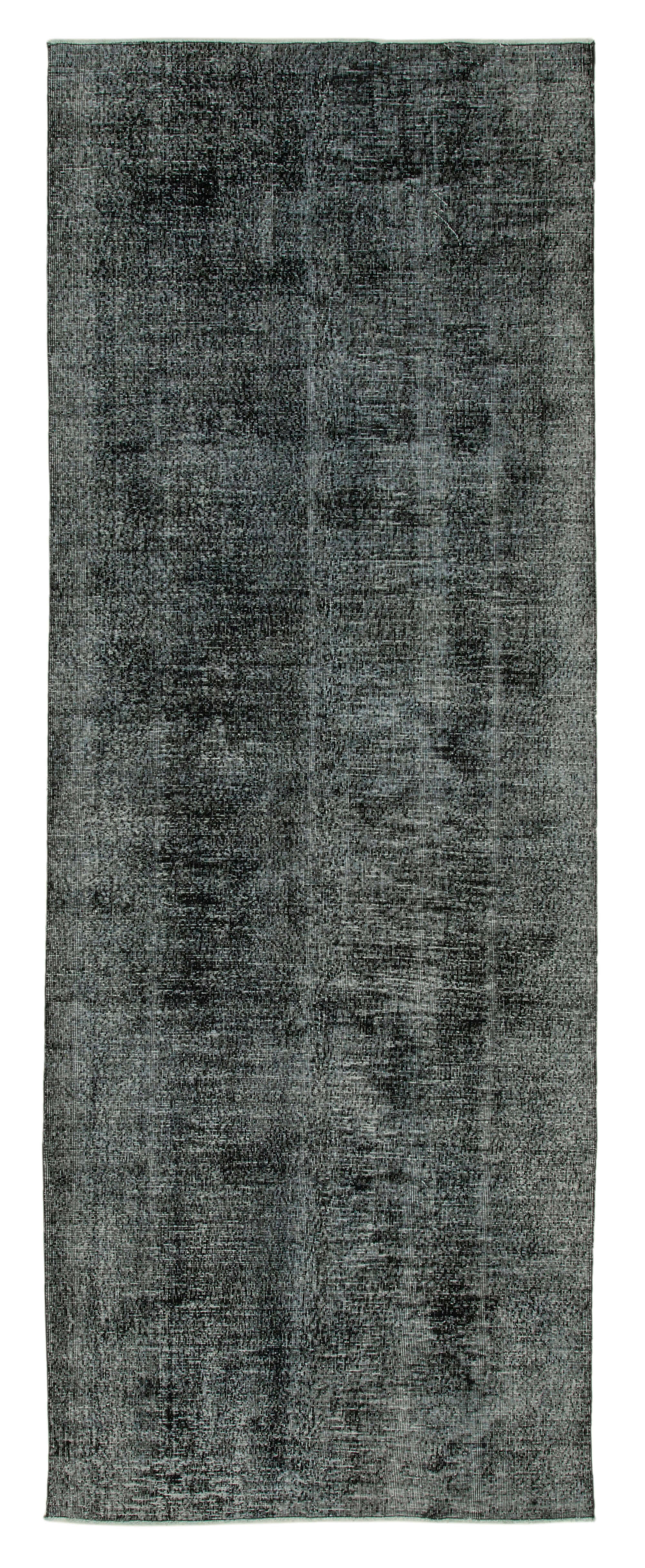 5x12 Black Turkish Over Dyed Runner Rug - 24280