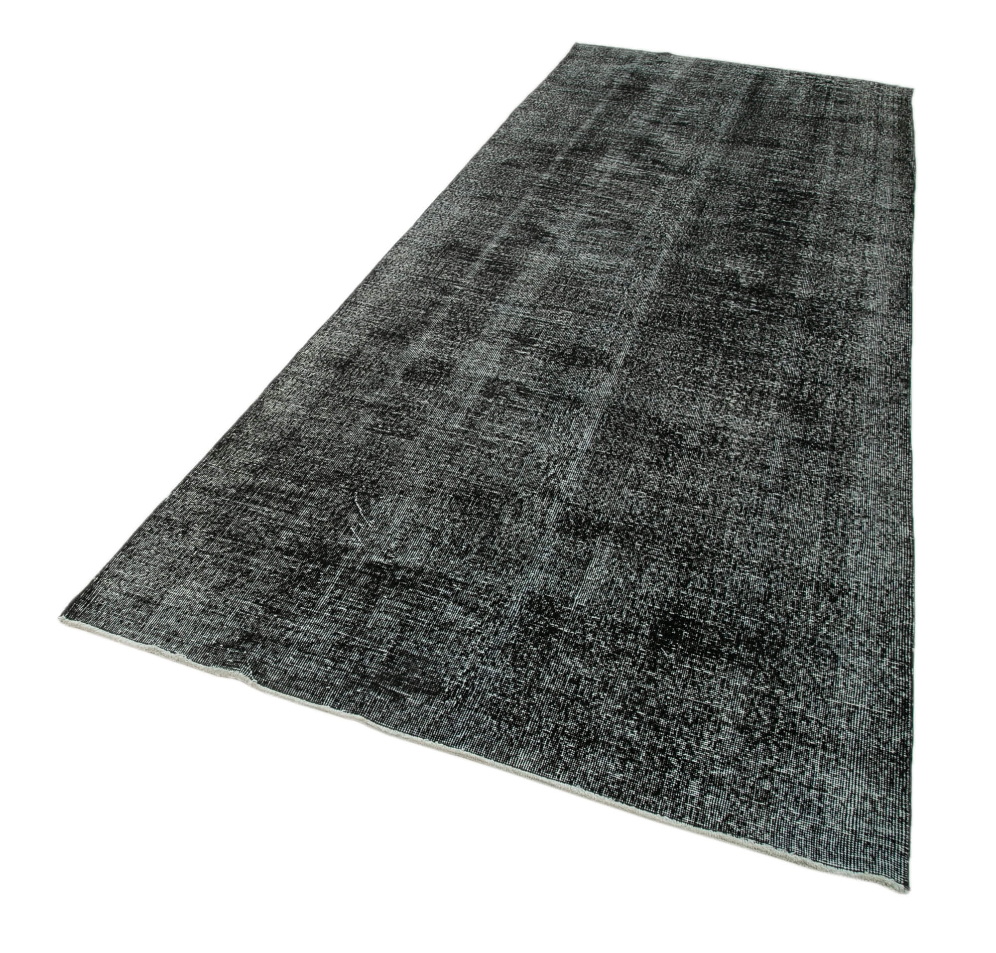 5x12 Black Turkish Over Dyed Runner Rug - 24280