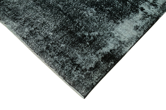 5x12 Black Turkish Over Dyed Runner Rug - 24285