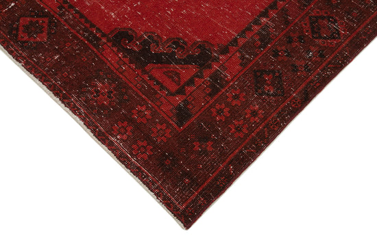 5x13 Red Turkish Over Dyed Runner Rug - 24289