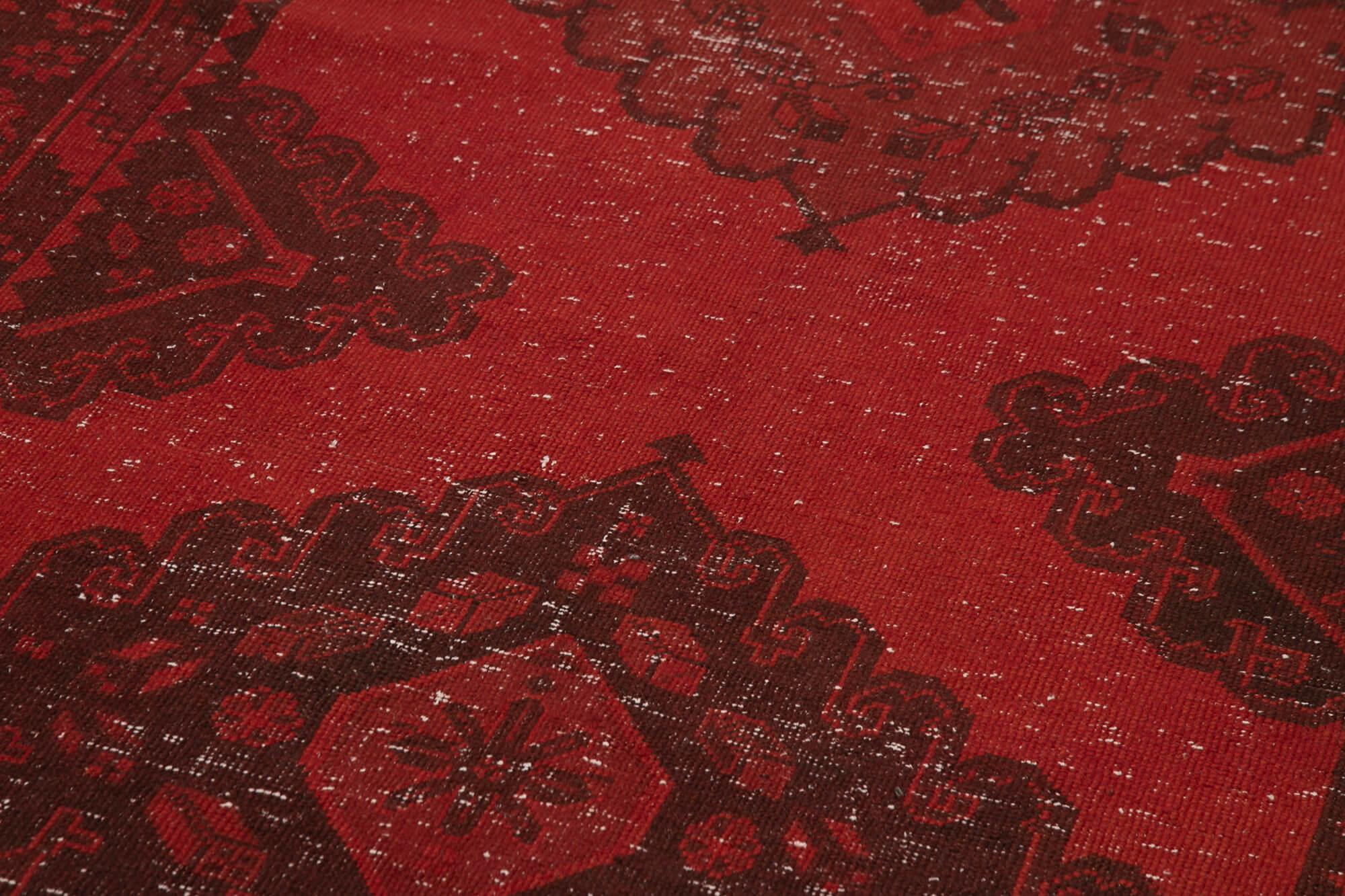 5x13 Red Turkish Over Dyed Runner Rug - 24289