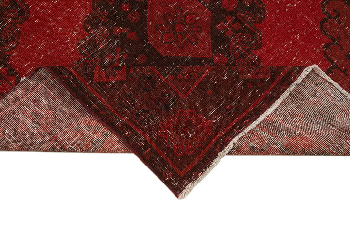 5x13 Red Turkish Over Dyed Runner Rug - 24289