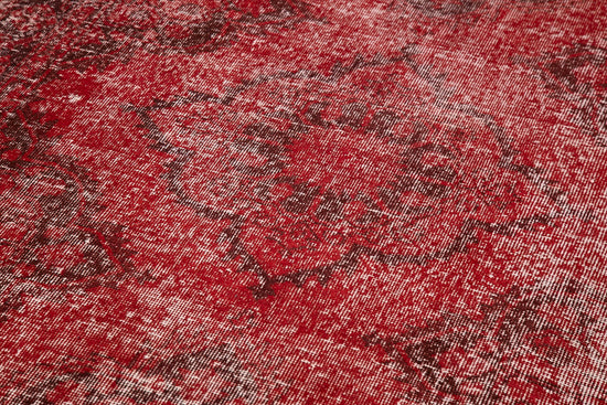 5x13 Red Turkish Over Dyed Runner Rug - 24290