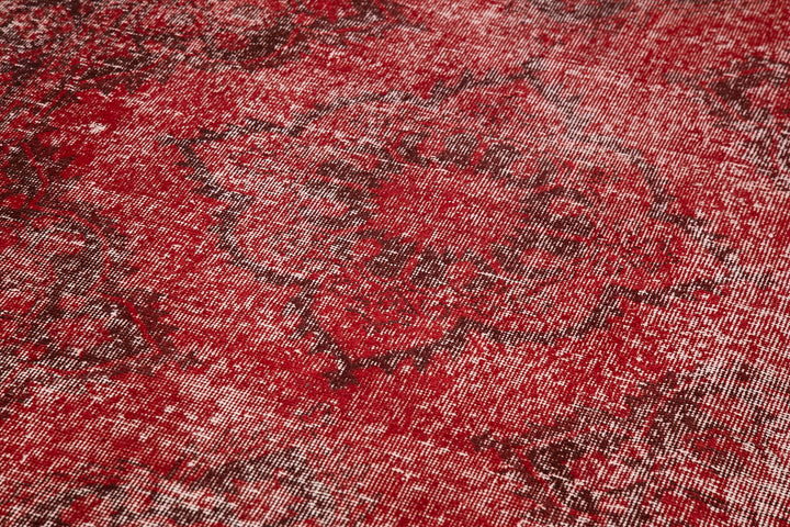 5x13 Red Turkish Over Dyed Runner Rug - 24290
