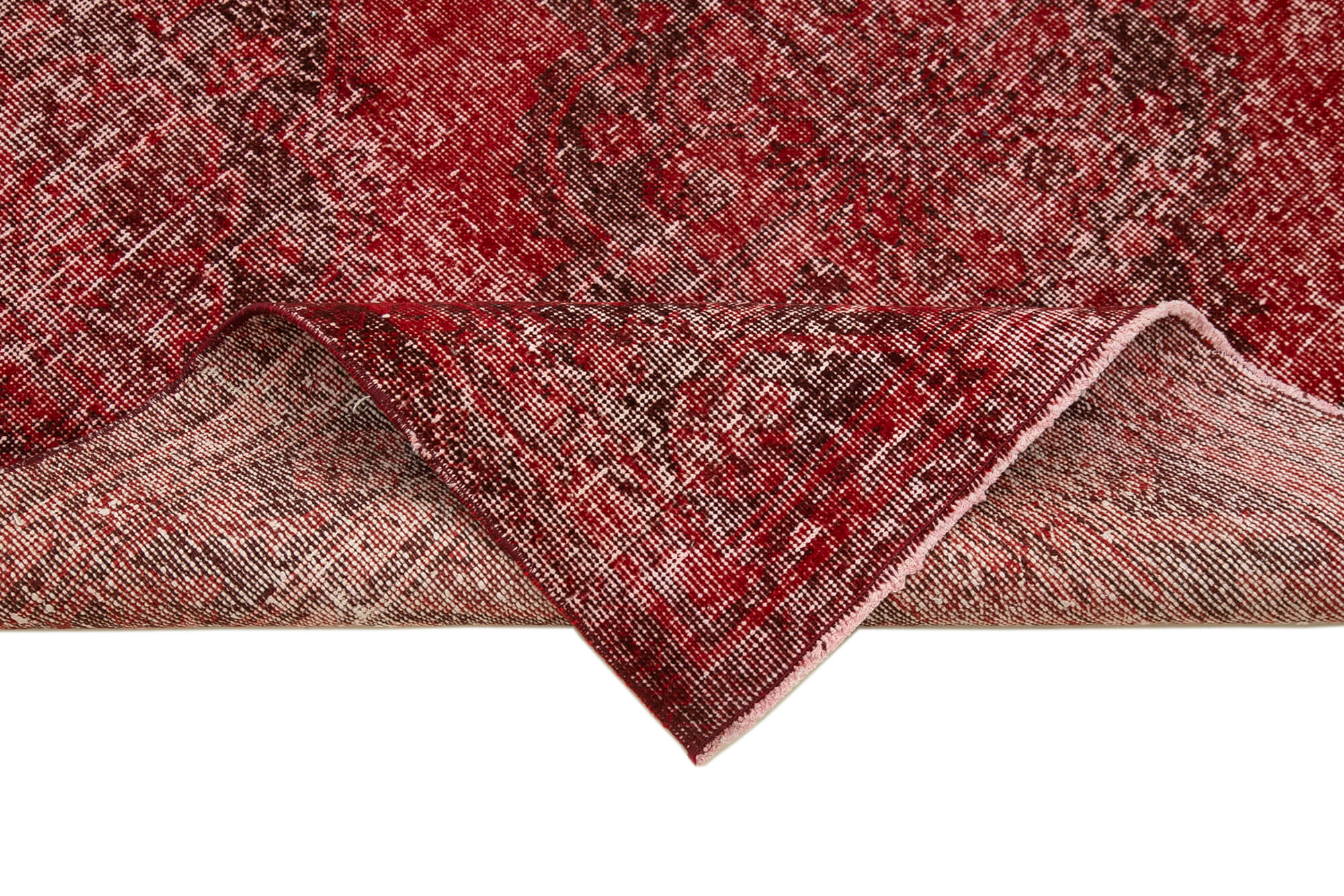 5x13 Red Turkish Over Dyed Runner Rug - 24290