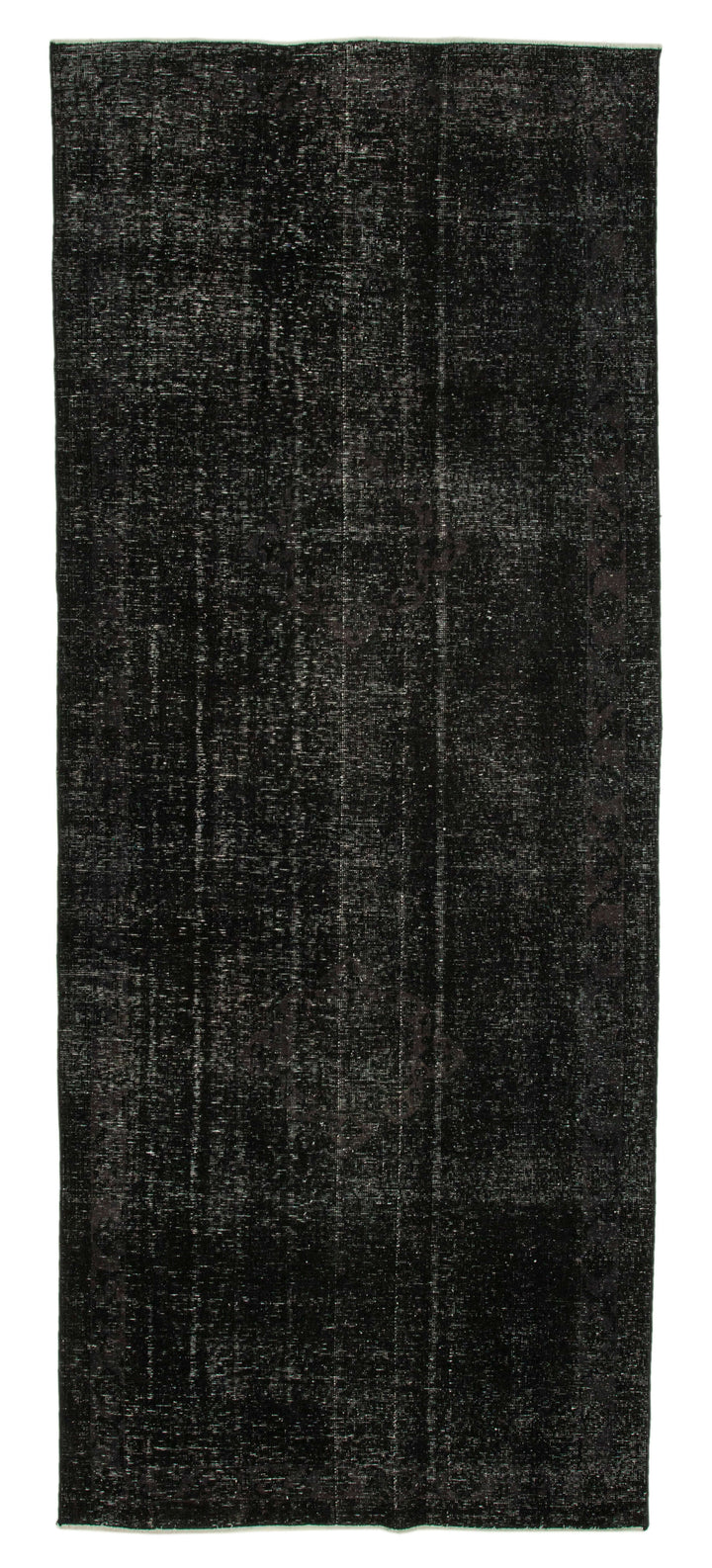 5x12 Black Turkish Over Dyed Runner Rug - 24291