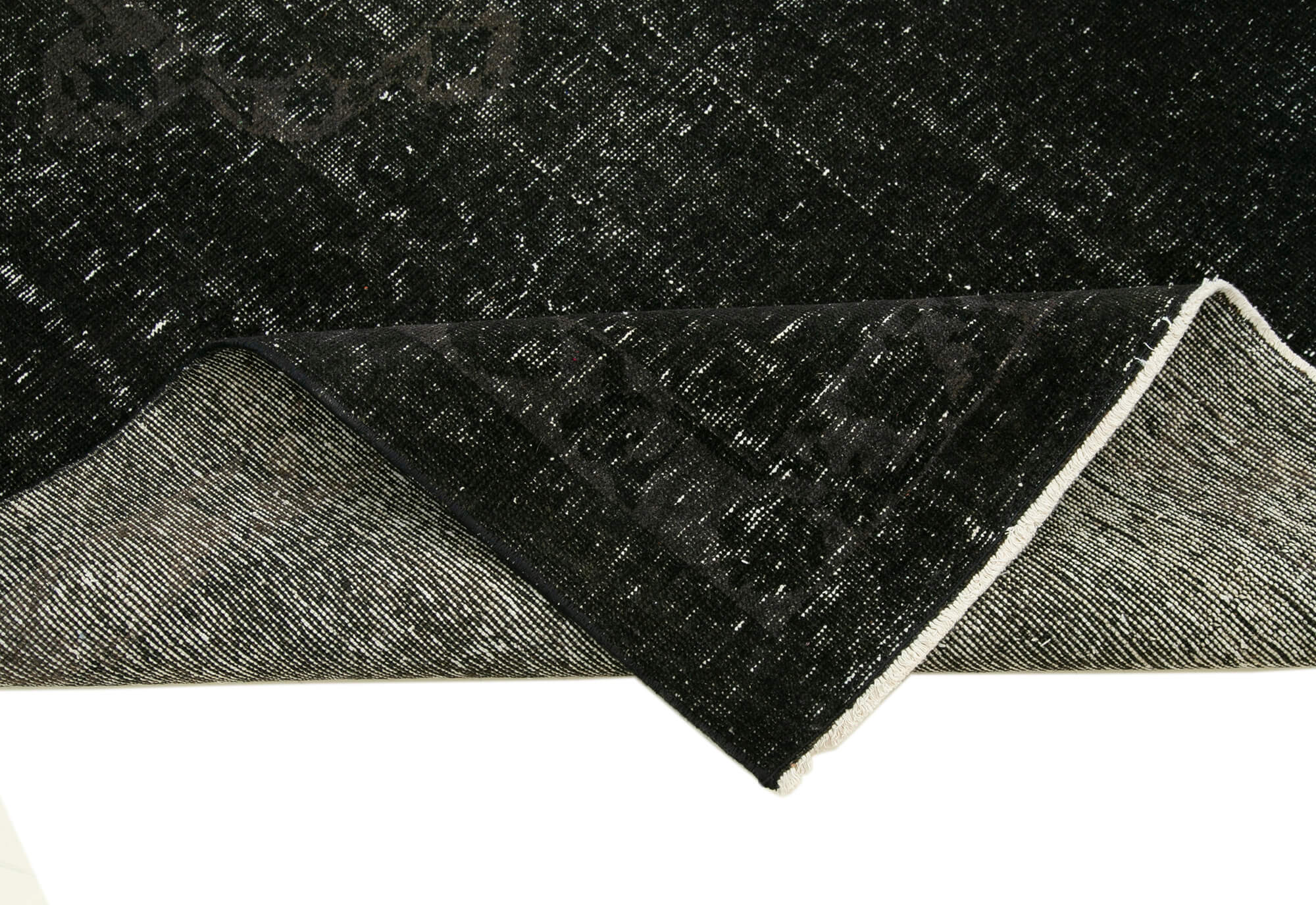5x12 Black Turkish Over Dyed Runner Rug - 24291
