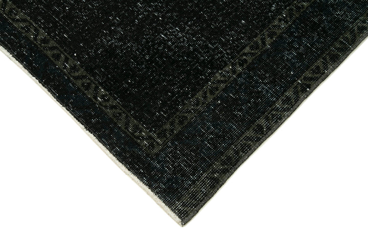 5x12 Black Turkish Over Dyed Runner Rug - 24293