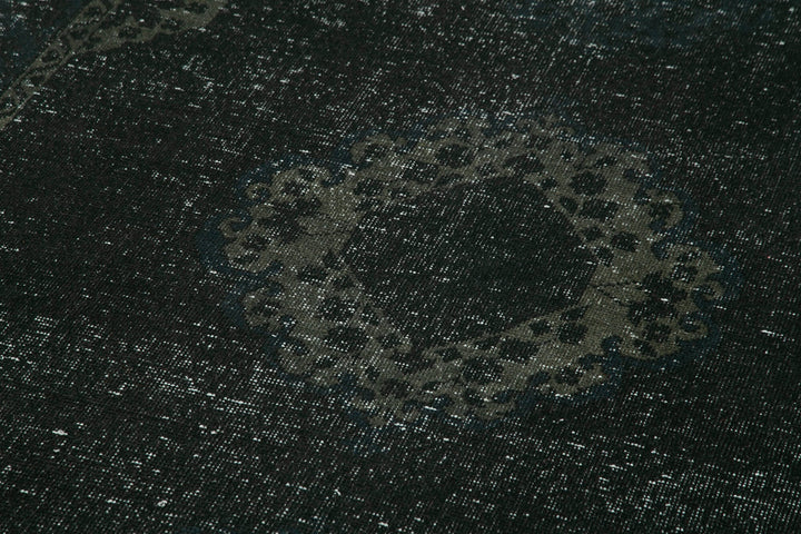 5x12 Black Turkish Over Dyed Runner Rug - 24293