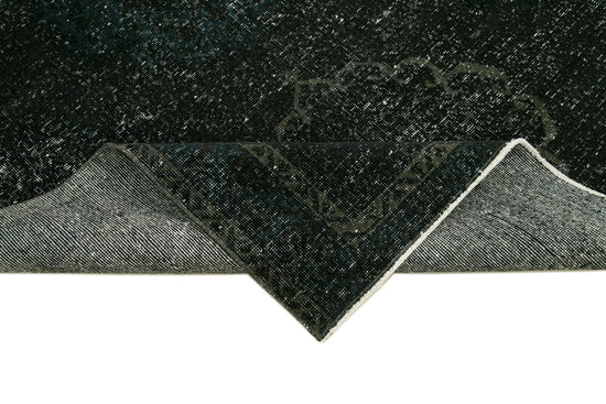 5x12 Black Turkish Over Dyed Runner Rug - 24293