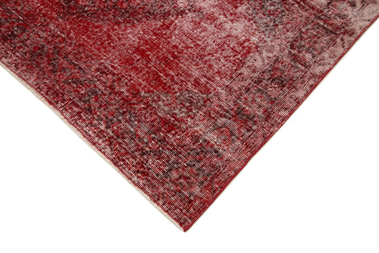 5x13 Red Turkish Over Dyed Runner Rug - 24295