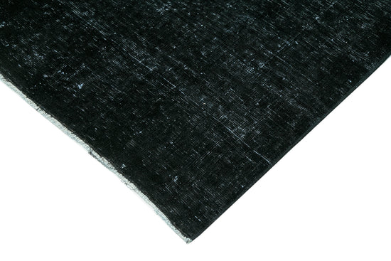 9x11 Black Overdyed Large Area Rug - 24328
