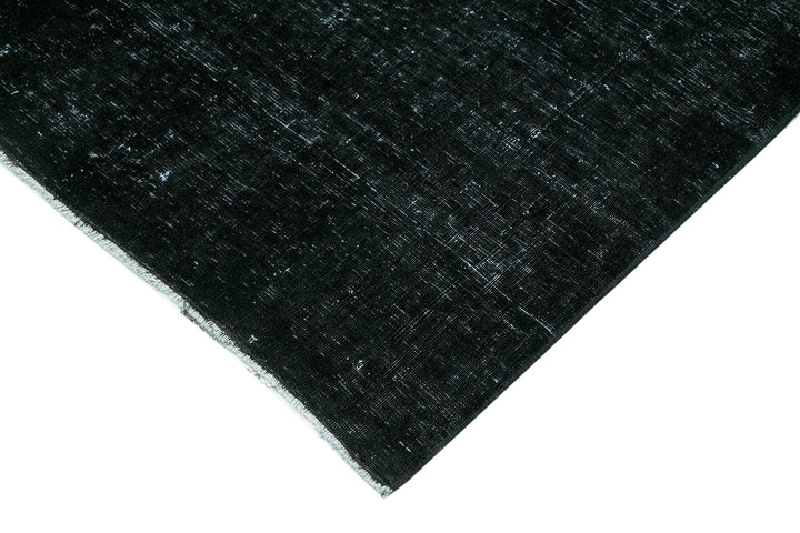 9x11 Black Overdyed Large Area Rug - 24328