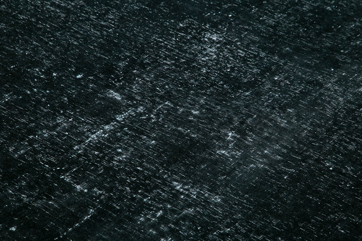9x11 Black Overdyed Large Area Rug - 24328