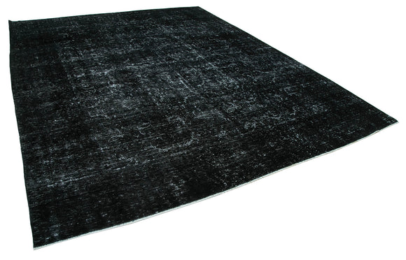 9x12 Black Overdyed Large Area Rug - 24345