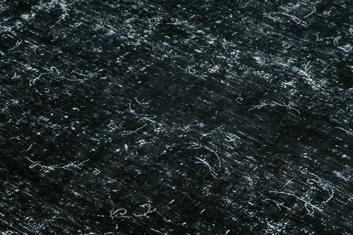 9x12 Black Overdyed Large Area Rug - 24345