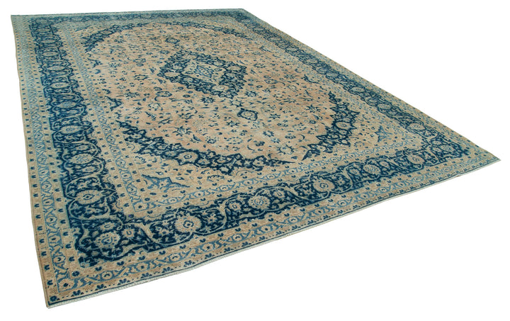 10x14 Beige Vintage Large Area Rug - 24399