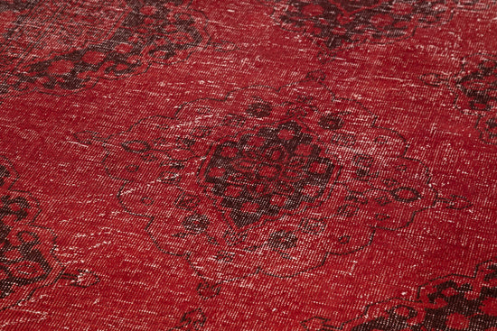 4x12 Red Turkish Over Dyed Runner Rug - 2467