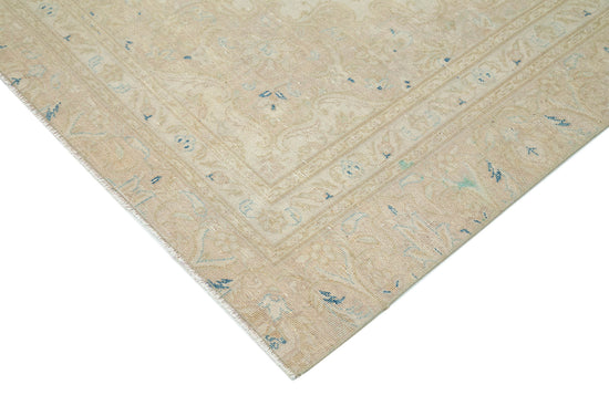 7x10 Beige Vintage Large Area Rug - 24844