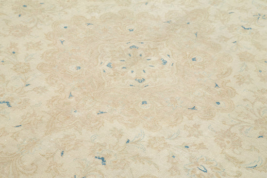 7x10 Beige Vintage Large Area Rug - 24844